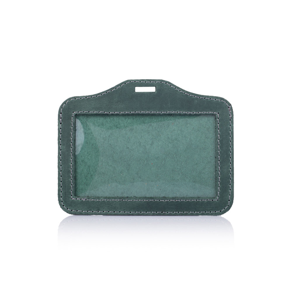 Бейдж Mobicase NC-03-A350 кожаный Зеленый (14613778)