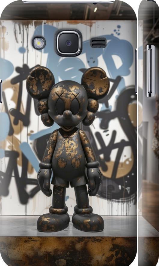 Чехол на Samsung Galaxy J2 J200H Bronze kaws v2 (6098m-190-42517)