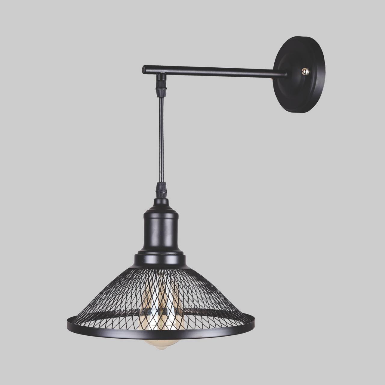 Бра свисающее Черный (907-W009F2-1 BK)