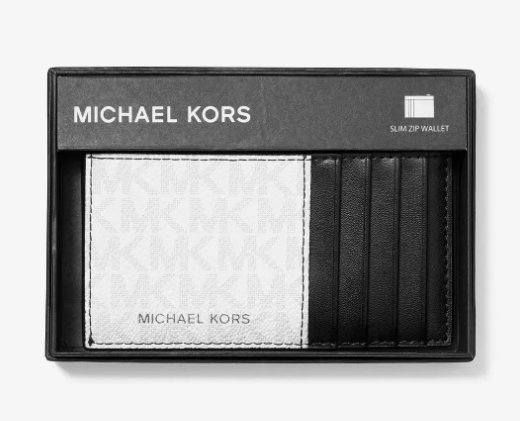 Гаманець Michael Kors Cooper Slim Signature Logo Zip Wallet (36T4LCOZ7B)