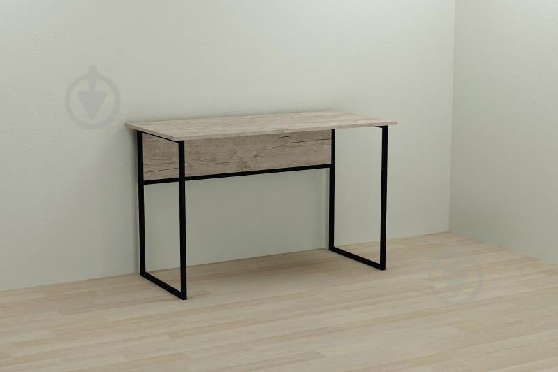 Компьютерный стол Ferrum-decor Коди 75x120x60 черный ДСП Белое 16мм