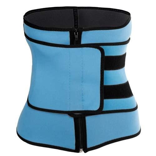 Пояс для похудения жиросжигающий Corset waist для живота и коррекции фигуры S Голубой (AR003915)