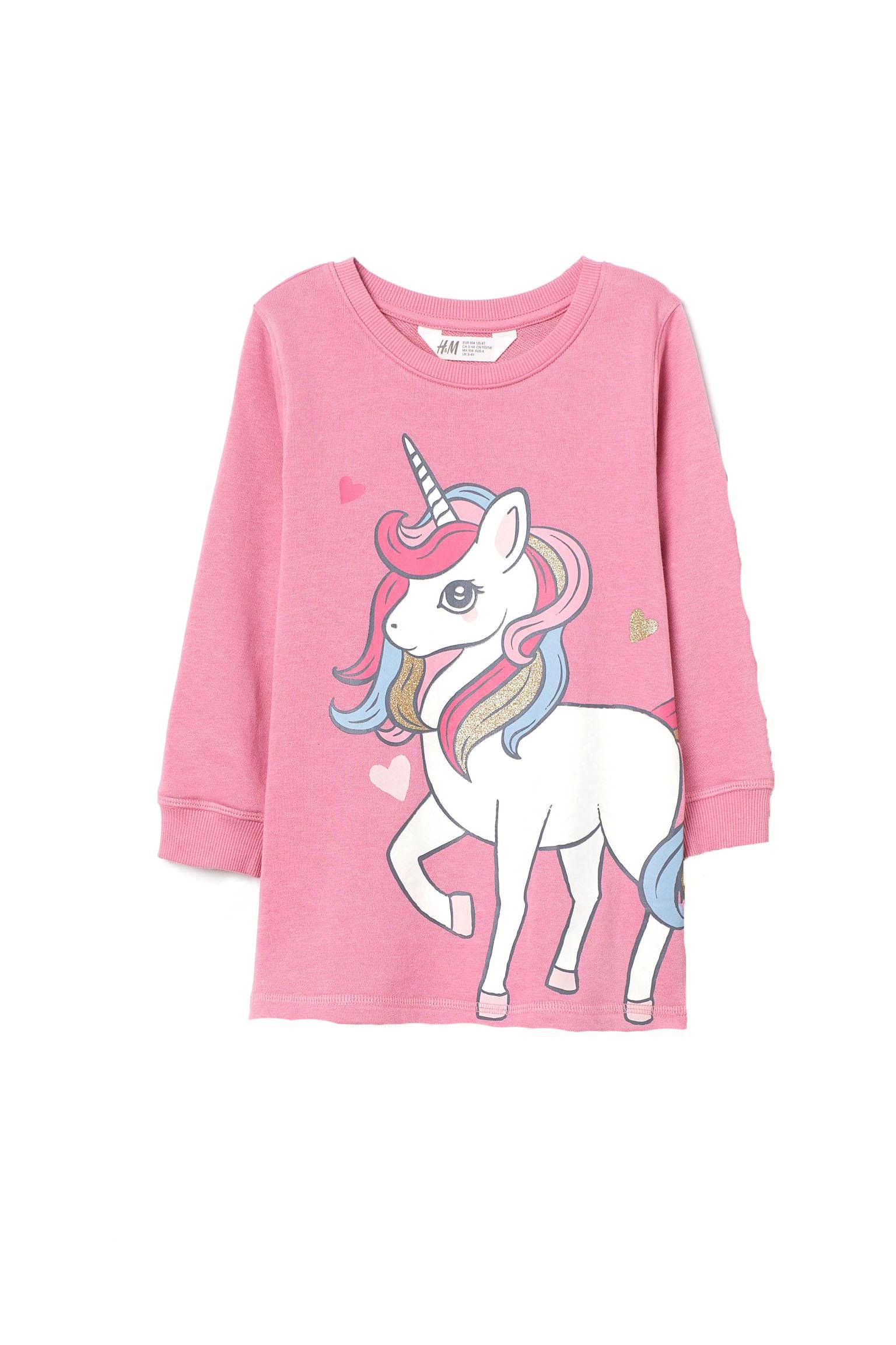 Свитшот H&M принт 92 см Розовый (21078700522) Свитшот H&M принт 92 см Розовый (21078700522)
