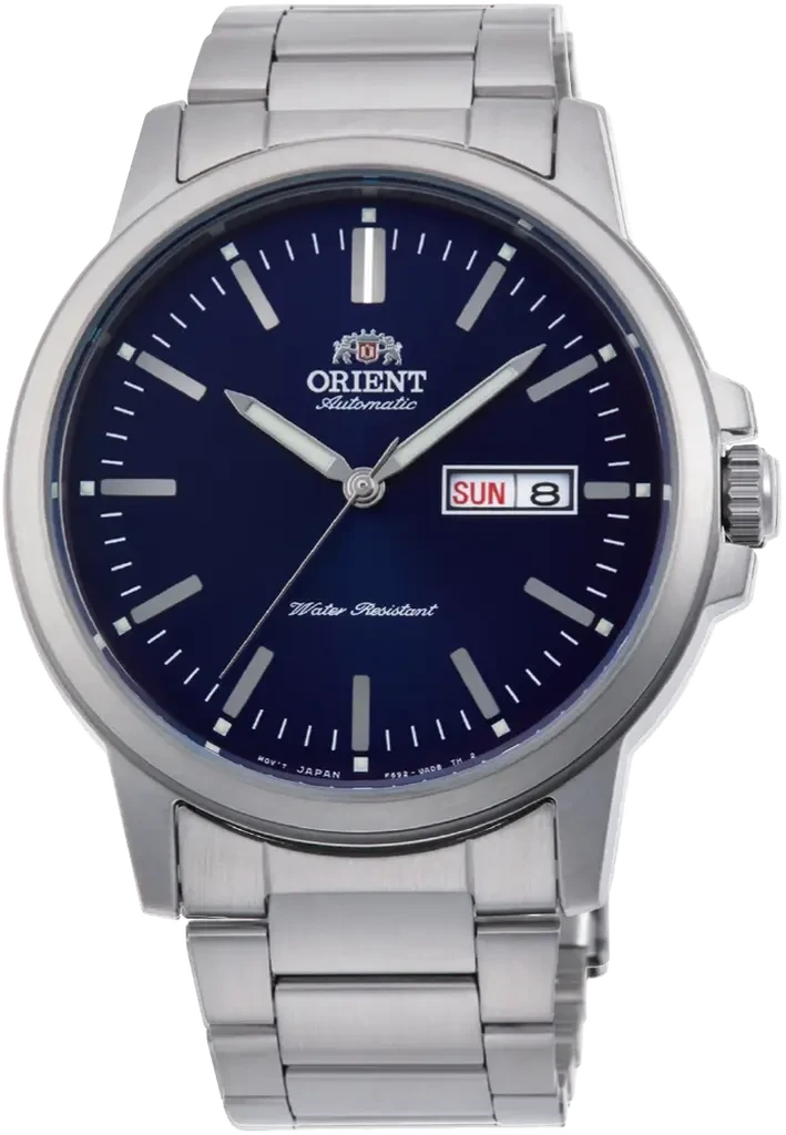 Наручные часы мужские Orient Conmuter RA-AA0C02L19A со стальным корпусом WR 50 м Синий (3124584519)