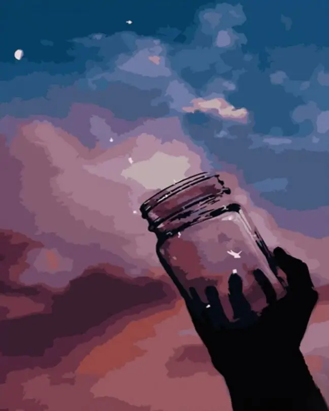 Картина по номерам Strateg Магия в руках 40x50 см (SR-B-GS786)