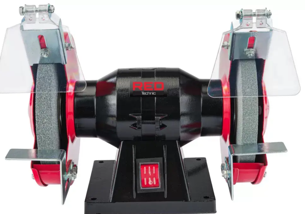 Станок шлифовальный Red Technic RTSS0083 2499851129 настольный стационарный 1500 Вт Ø150 мм