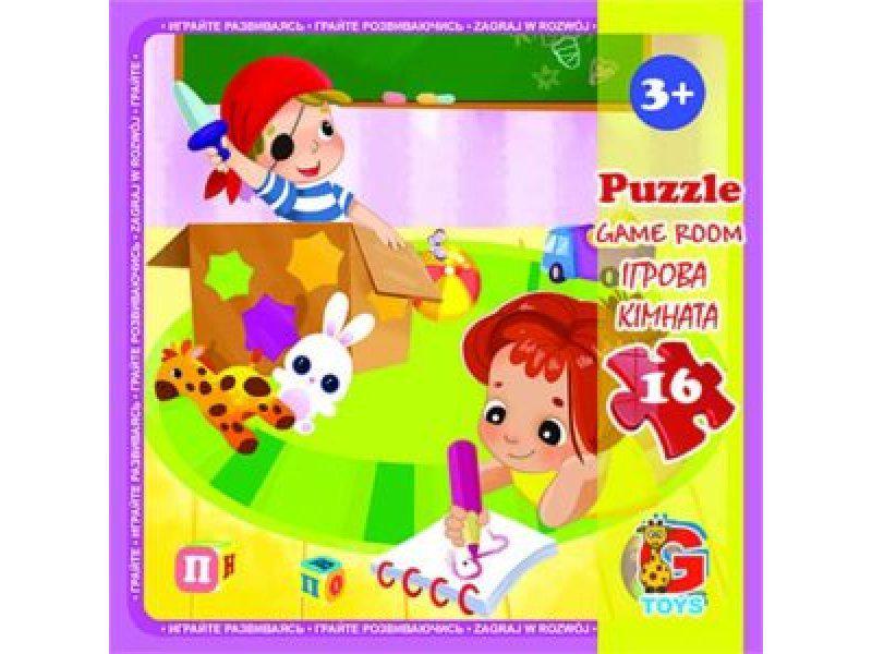 Пазли G-Toys LX06 із серії Дитячий майданчик 16 ел. (MTT-169852)