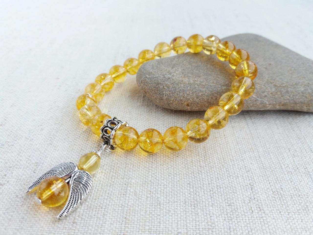 Браслет Цитрин с ангелом (1291618140) Браслет Цитрин с ангелом (1291618140)