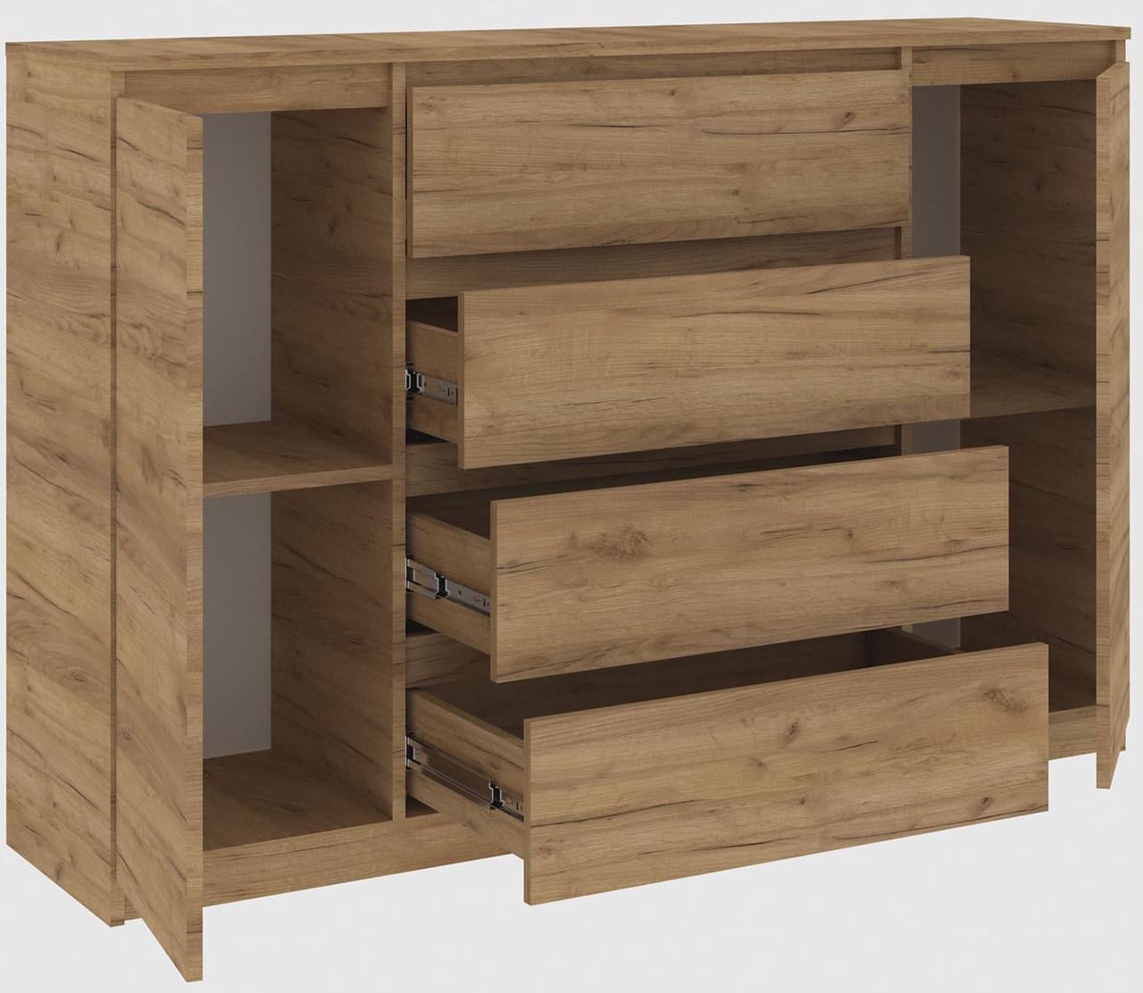 Комод Брайт Мастер Форм 139,2х37,6х95 см Дуб крафт золотой (22881288) Комод Брайт Мастер Форм 139,2х37,6х95 см Дуб крафт золотой (22881288)