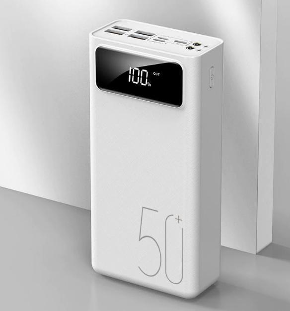 Акумулятор зовнішній 50000 mAh Білий