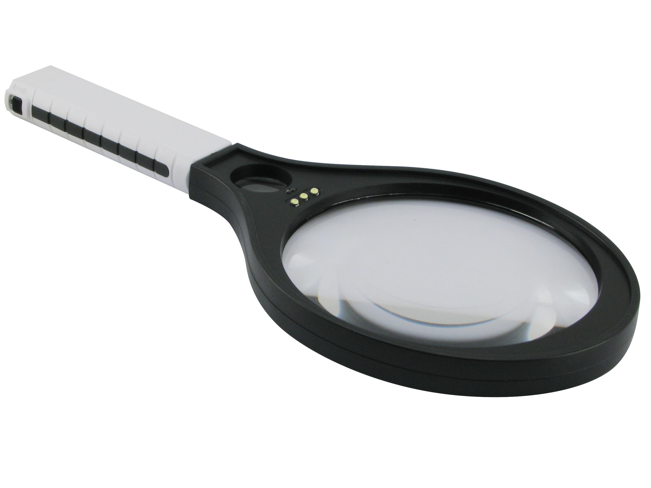 Лупа ручная Magnifier MG80150B с подсветкой (23700)