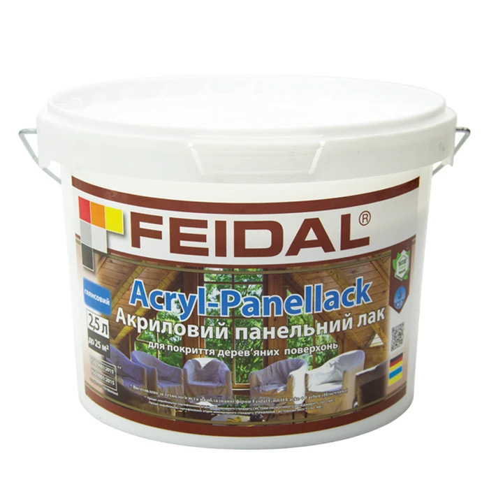 Лак панельный на водной основе без запаха Feidal Acryl-Panellack глянцевый 2,5 л (2034870127) Лак панельный на водной основе без запаха Feidal Acryl-Panellack глянцевый 2,5 л (2034870127)