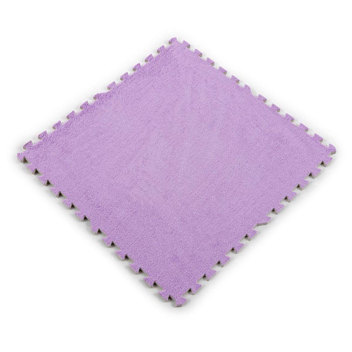 Пол-пазл для пола плюшевый 60х60х1 см Фиолетовый (SW-00002087) - фото 1 Пол-пазл для пола плюшевый 60х60х1 см Фиолетовый (SW-00002087) - фото 1