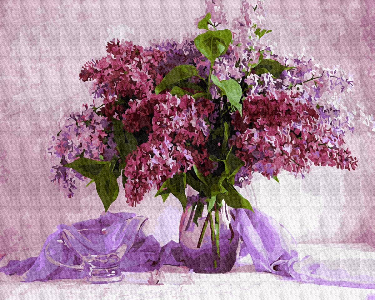 Картина по номерам Любимый сирень (GX34024)