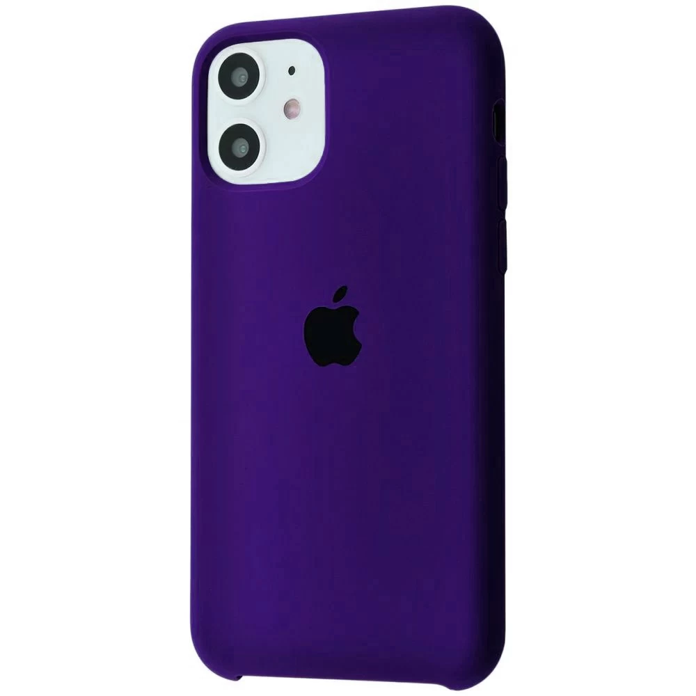 Силиконовый Чехол Накладка Silicone Case для iPhone 11 Ultra Violet