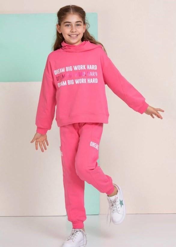 Костюм детский спортивный теплый Smile 122 см Малиновый (06063)