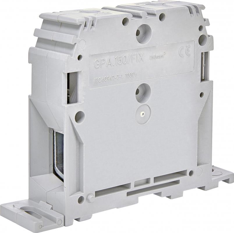 Клема гвинтова набірна силова ETI ESC-GPA.150/FIX 309А 150 мм2 122x31x94 мм Сірий (3903213)