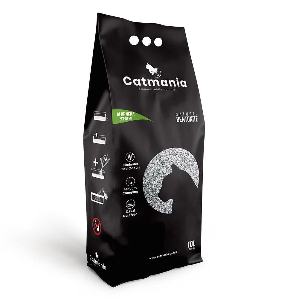 Наповнювач бентонітовий Catmania з з ароматомом алое вера 10 л