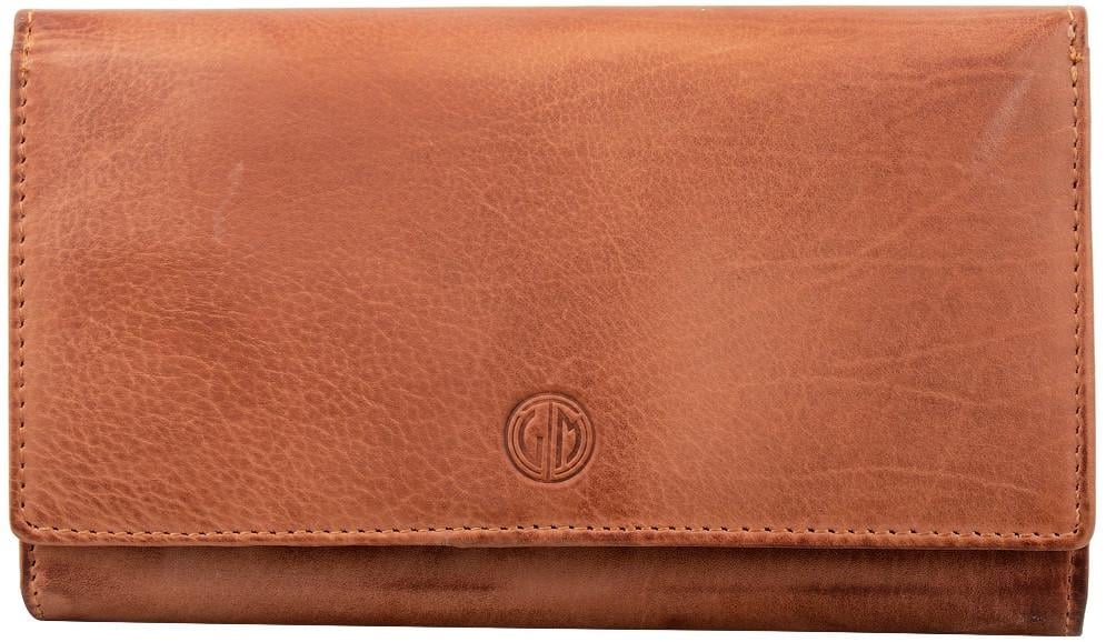 Кошелек Lindenmann 91101 Коньячный