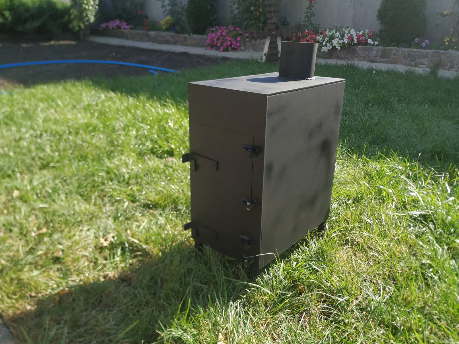 Піч буржуйка АЛВАНІ 30 кг 4 мм 24,5х39х45 см (270633) - фото 7