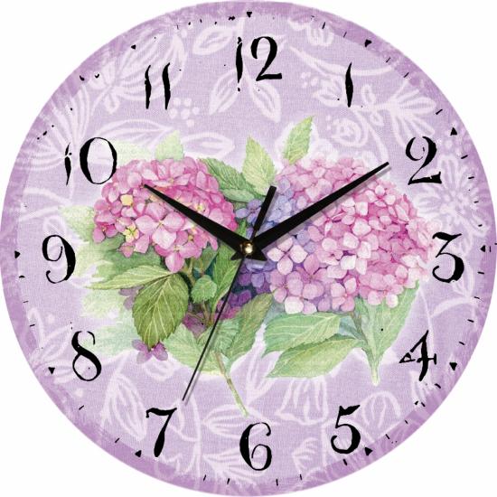 Часы настенные Uta Vintage Бабочка на серене 33х33 см (117804)