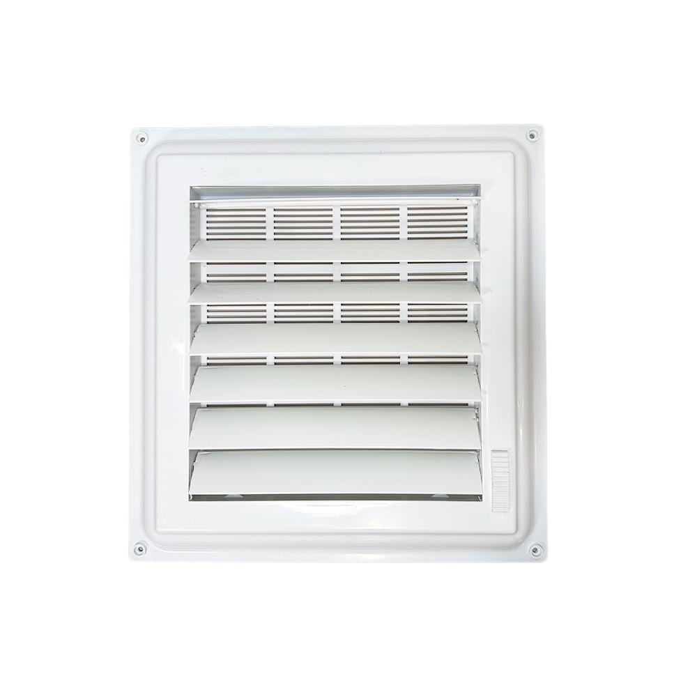 Вентиляционная решетка с решеткой пластик 43х45 см Белый