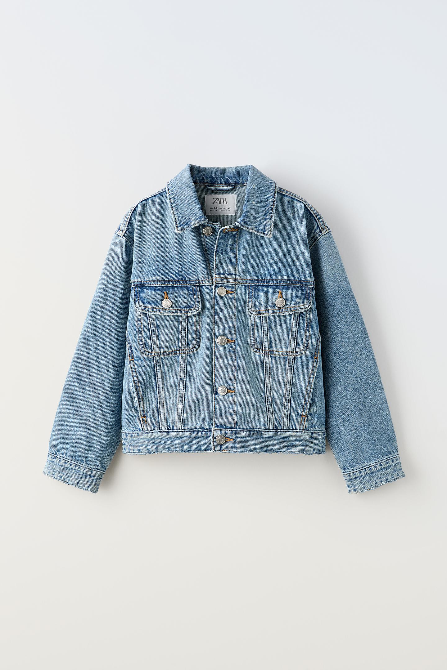 Куртка для хлопчика Zara джинсова 164 см Блакитний (1879501427)