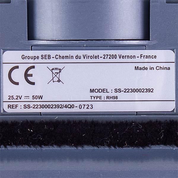 Щетка Turbo для аккумуляторного пылесоса Rowenta SS-2230002392 серый (00000055522) - фото 2 Щетка Turbo для аккумуляторного пылесоса Rowenta SS-2230002392 серый (00000055522) - фото 2