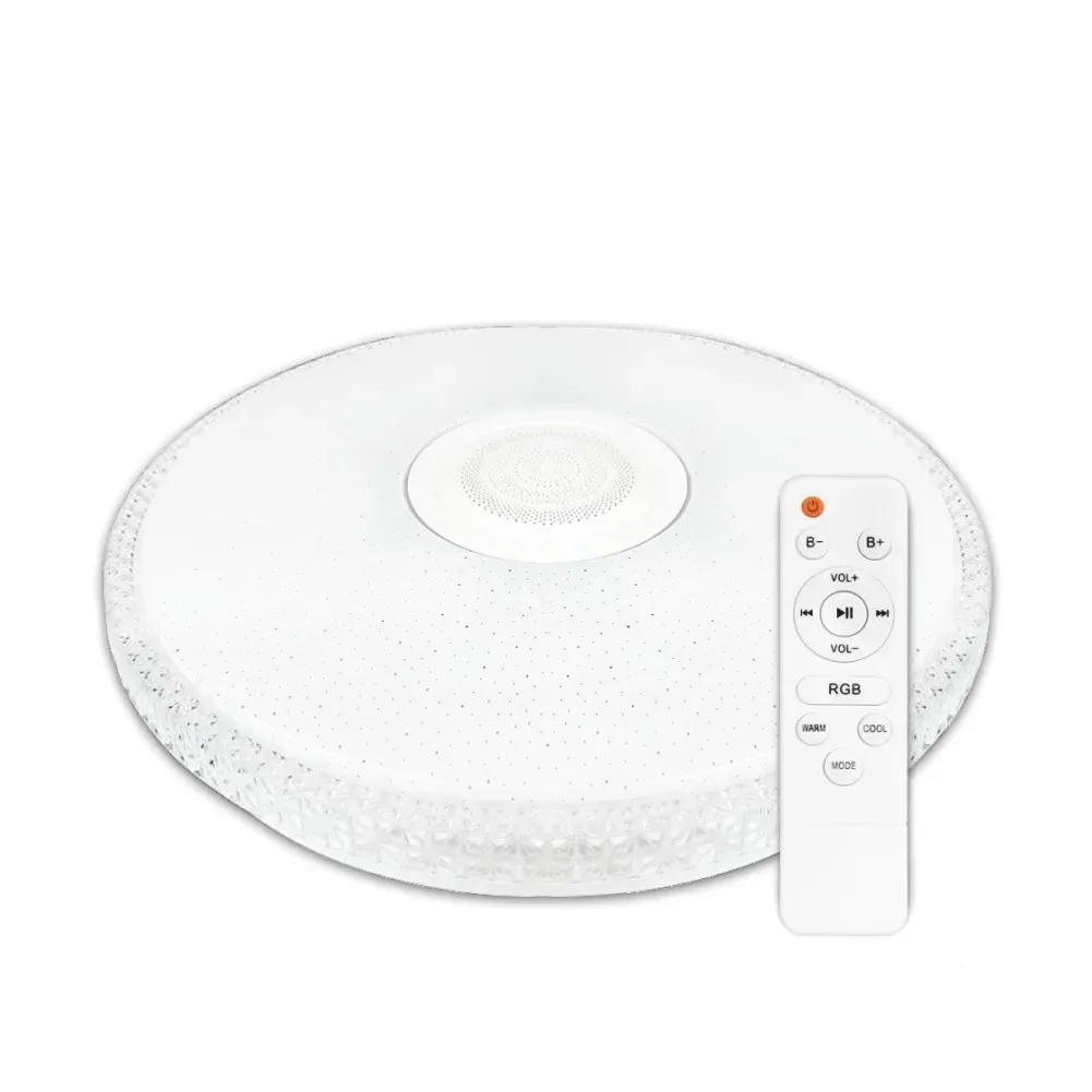 Світильник світлодіодний Biom Smart 70W 3000-6000K музичний BT APP пульт д/к (SML-R47-70-M-RGB) - фото 1