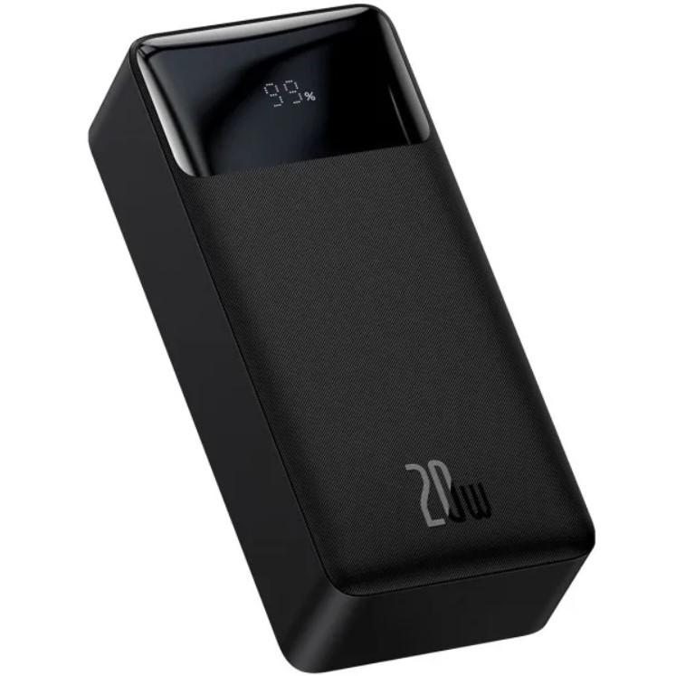 Повербанк Baseus Bipow Digital Display 20 W 30000 mAh Black