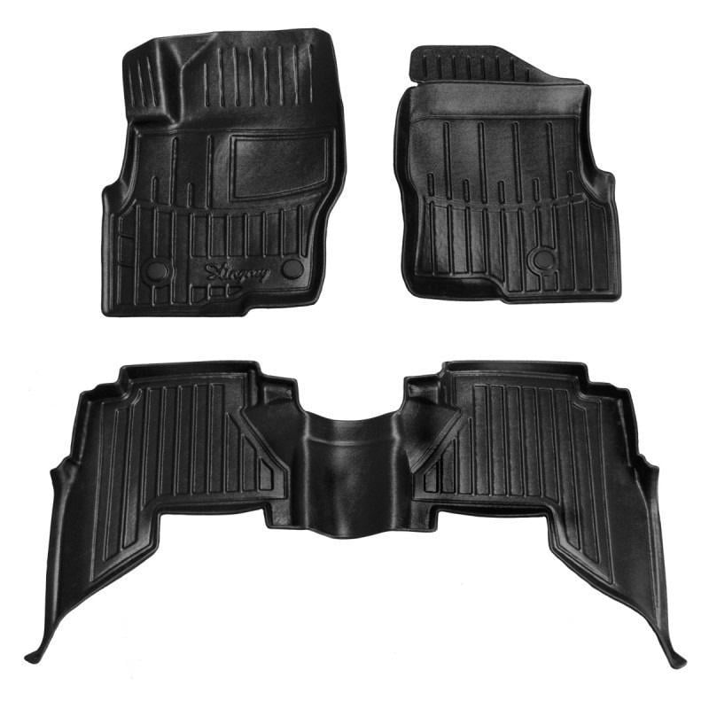 Коврики Stingray 3D для Nissan Pathfinder R51 2005-2014 рр. полиуретан 3 шт. Черный (158342)