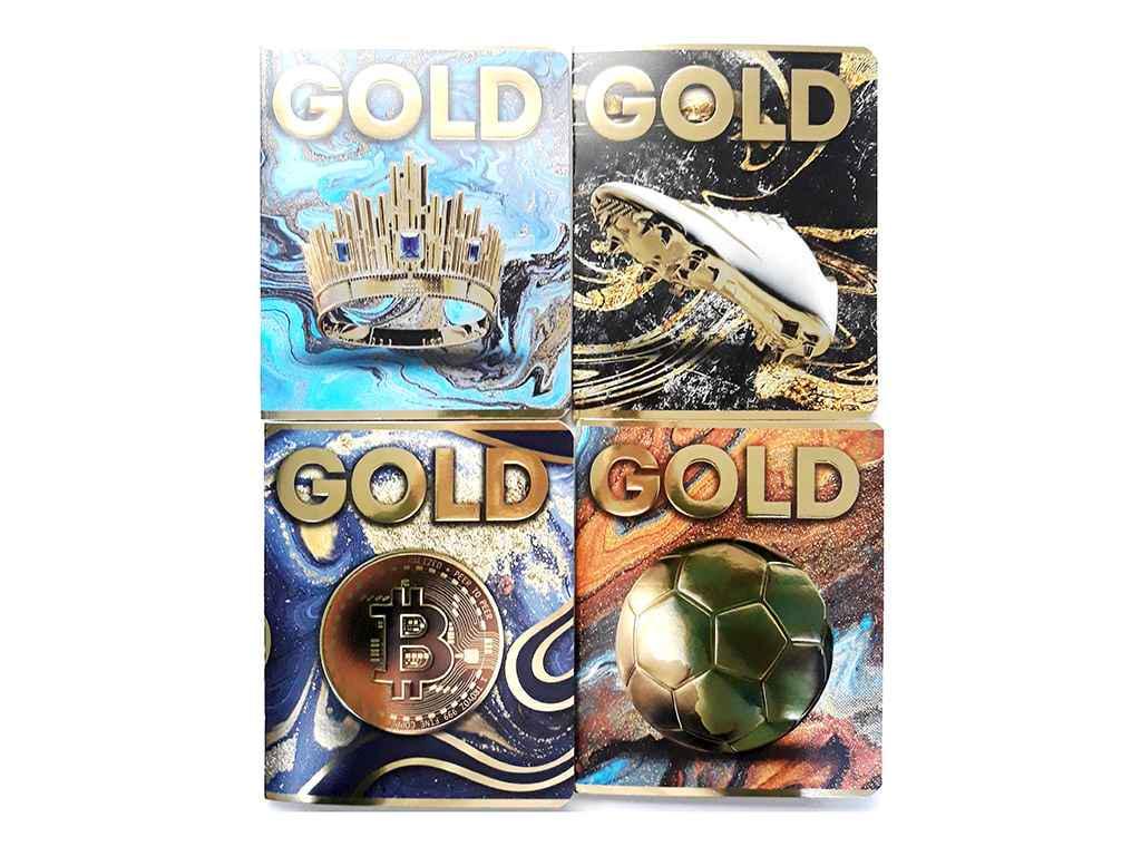 Тетрадь в клетку Тетрада 48 л. 10 шт. МИКС из УФ-ЛАК (953423)