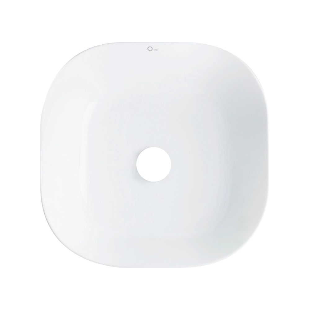 Раковина Qtap Kolibri накладна квадратна без донного клапана 430х430х150 мм White (53081) Раковина Qtap Kolibri накладна квадратна без донного клапана 430х430х150 мм White (53081)