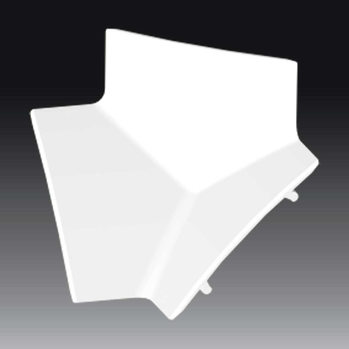 Угол внутренний тройной KOPOS для короба LR 63x24,5 мм ПВХ Белый (8855/3_HB)