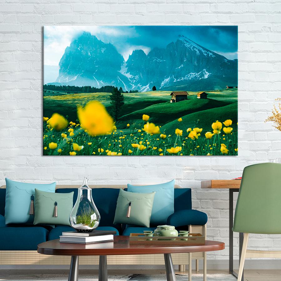 Картина природа Ледяные горы Швейцарии 51x34 см (A1158-1)