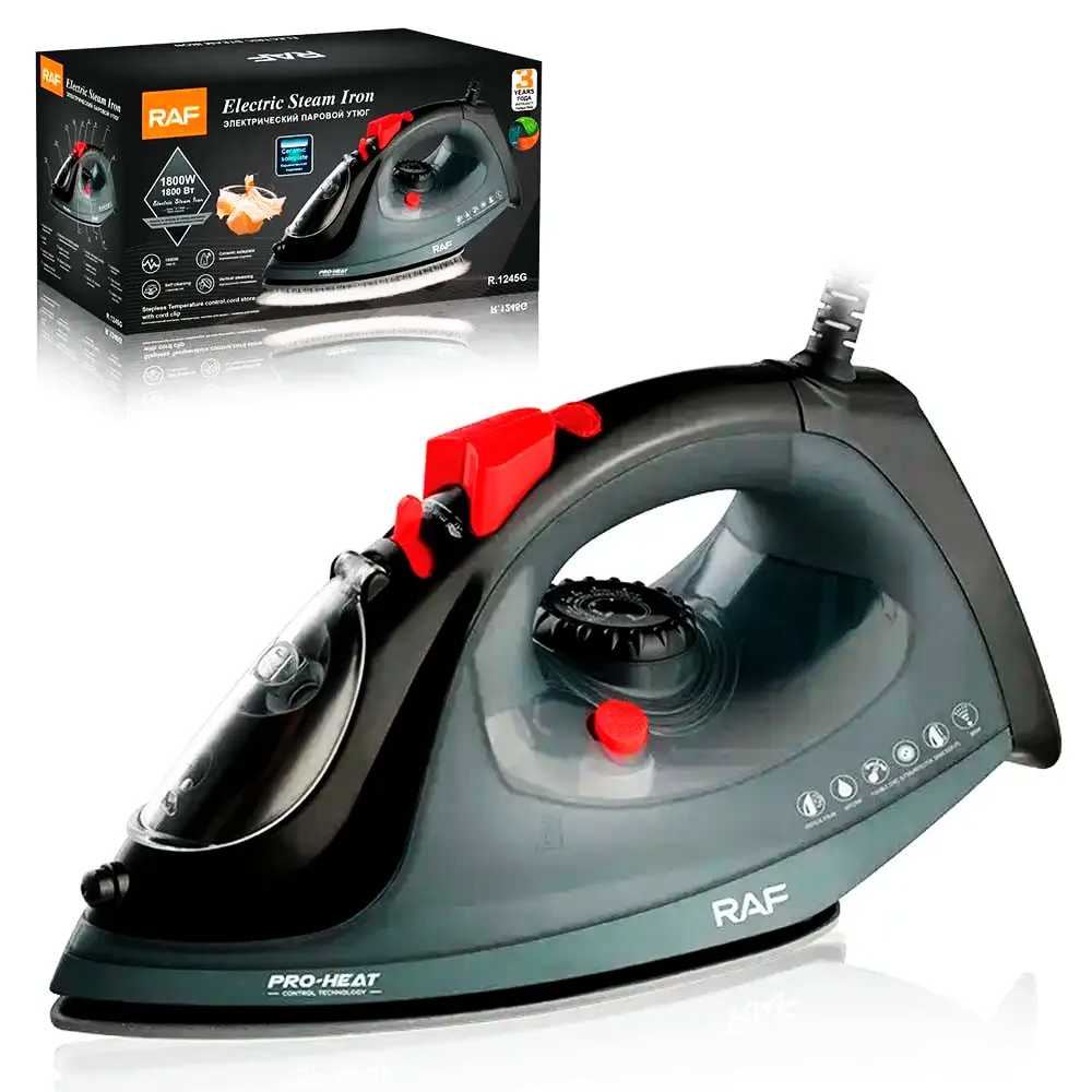 Утюг паровой RAF R1245 с керамическим покрытием от сети (25398047)