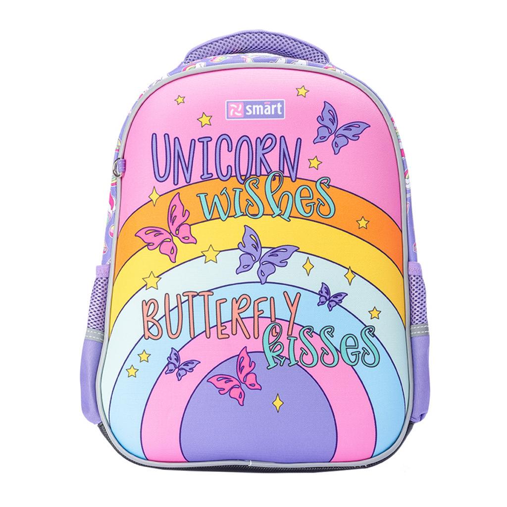 Рюкзак шкільний Smart SM-02 Unicorn 36х27х14 см 13,6 л Бузковий (558183)
