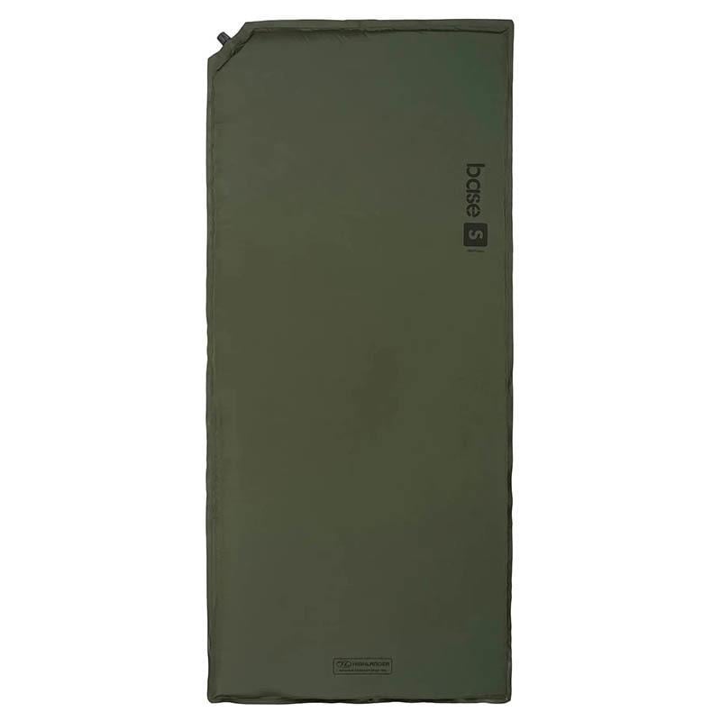 Каремат туристичний Highlander Base S Self-inflatable Sleeping Mat 3 см 120 см Olive (929860) - фото 1