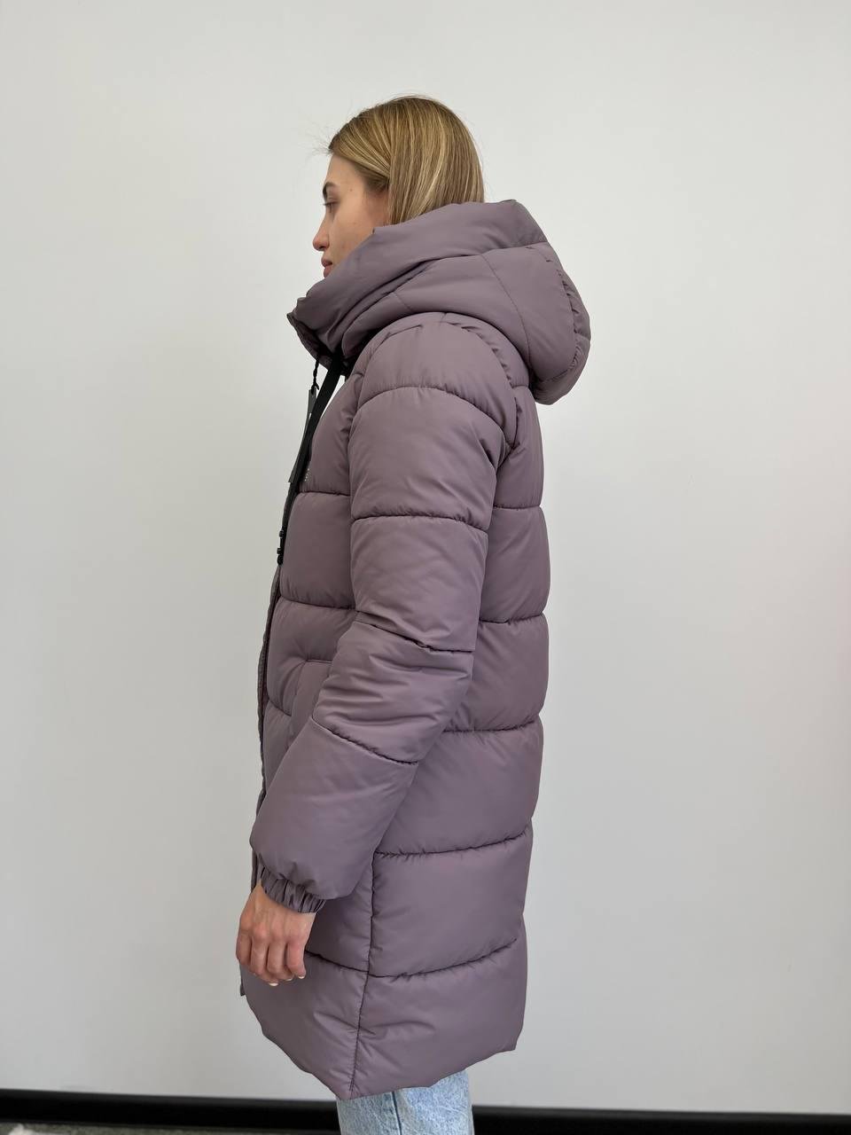 Пуховик жіночий Lukar King р. 44 Лавандовий (8284943) - фото 3 Пуховик жіночий Lukar King р. 44 Лавандовий (8284943) - фото 3
