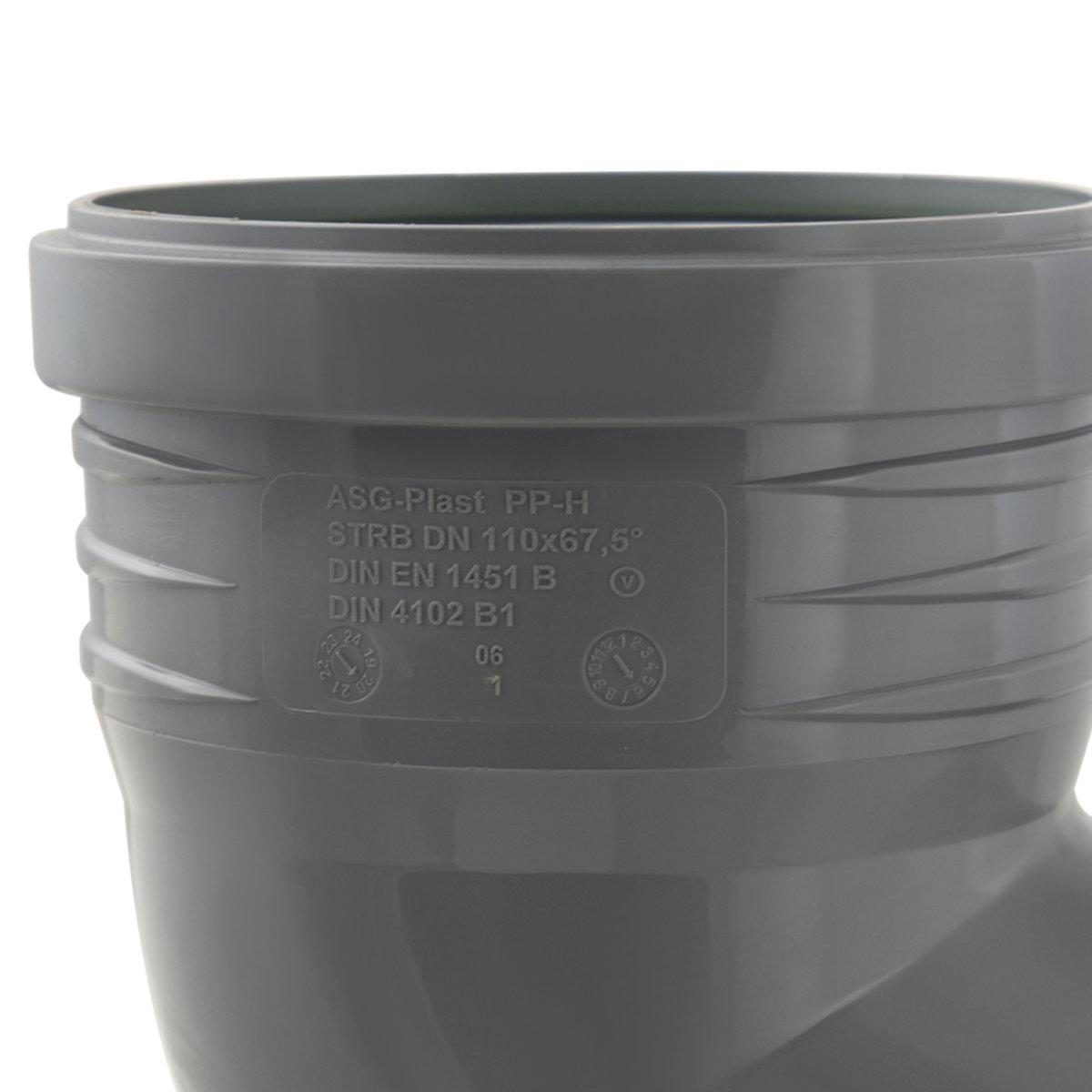 Колено ASG HTR Ф110 мм X67° (SW-78849) - фото 3 Колено ASG HTR Ф110 мм X67° (SW-78849) - фото 3