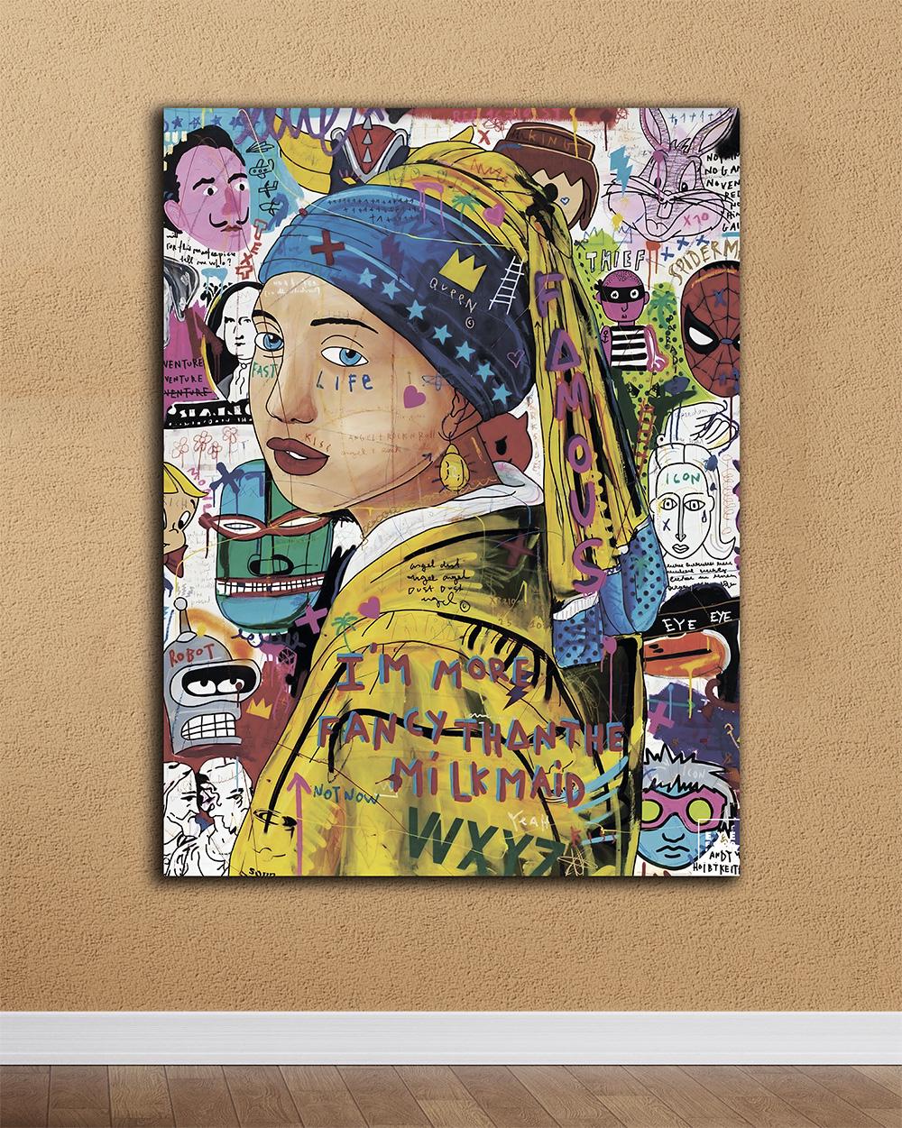 Картина для интерьера Жемчужная серьга АРТ 30х40 см (MIX-510)