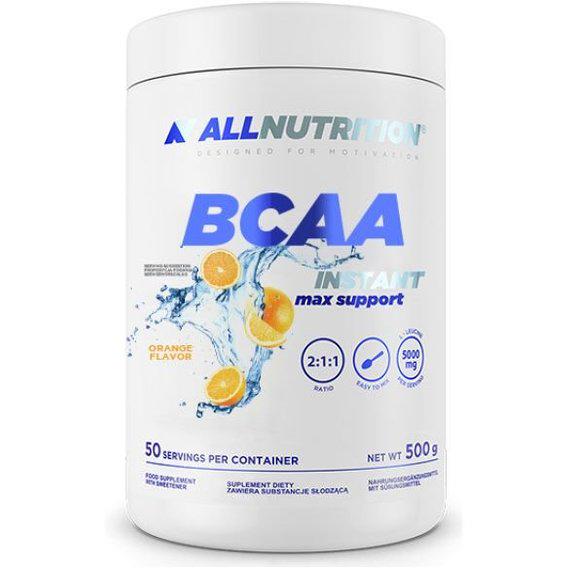 Аминокислота BCAA для спорта All Nutrition BCAA Max Support Instant 500 г 50 порций Orange