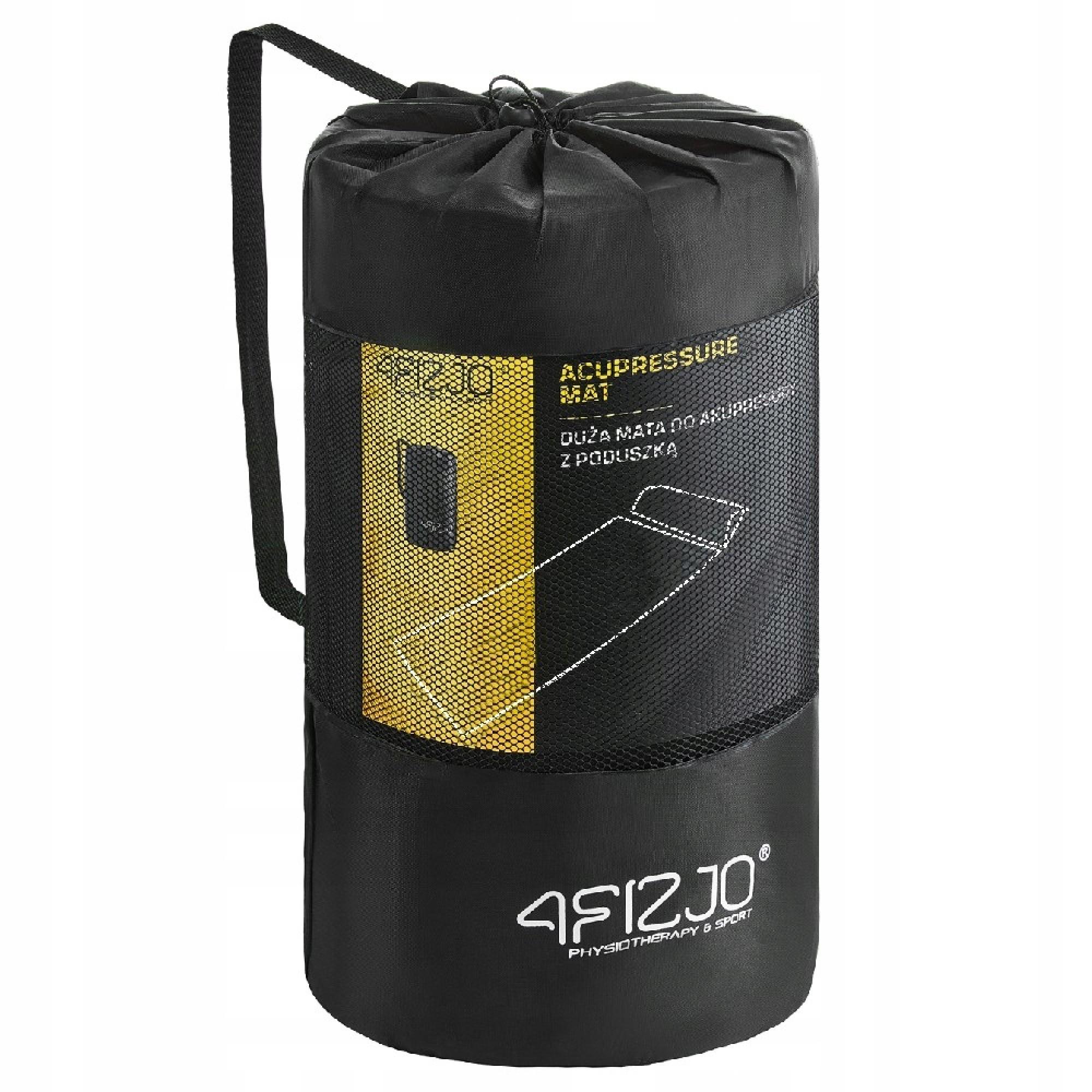 Килимок акупунктурний з валиком 4fizjo Classic Mat XL Black/Gold (P-5907739315052) - фото 7