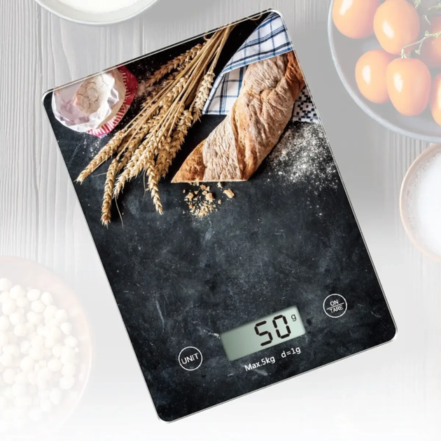 Весы кухонные Domotec MS-10004 электронные 5 кг экран LED (MS-10004)