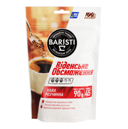 Кофе растворимый Baristi Венская обжарка 90 г (2387448039)