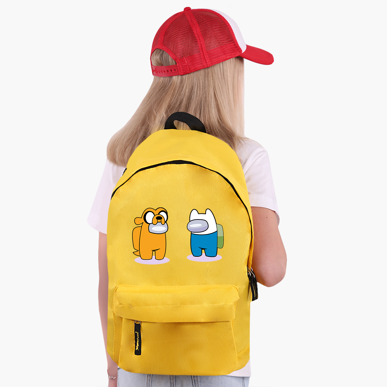 Рюкзак детский Among Us Adventure Time Finn & Jake Желтый (9263-2414-SY) - фото 2