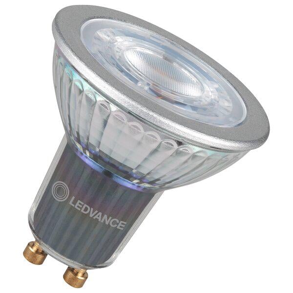 Лампа рефлекторна Ledvance PAR16 LED 9,6W 220V 750lm 4000K GU10 DIM 50x52 мм (4099854070891)