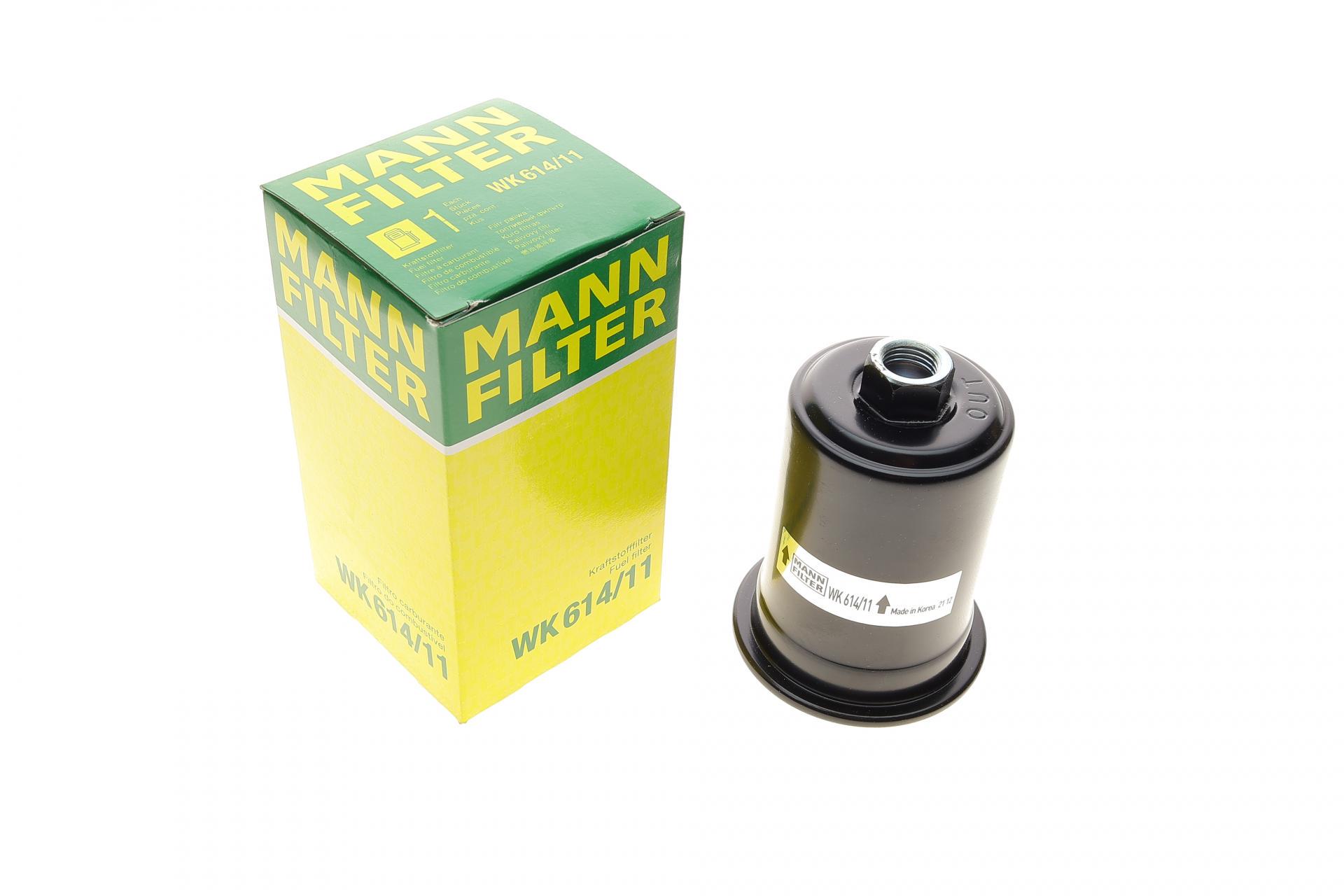 Фильтр топливный Mann-Filter для Toyota Land Cruiser 3,4 96-02/Hyundai Sonata 2,0-2,7 96-04 (WK 614/11) Фильтр топливный Mann-Filter для Toyota Land Cruiser 3,4 96-02/Hyundai Sonata 2,0-2,7 96-04 (WK 614/11)