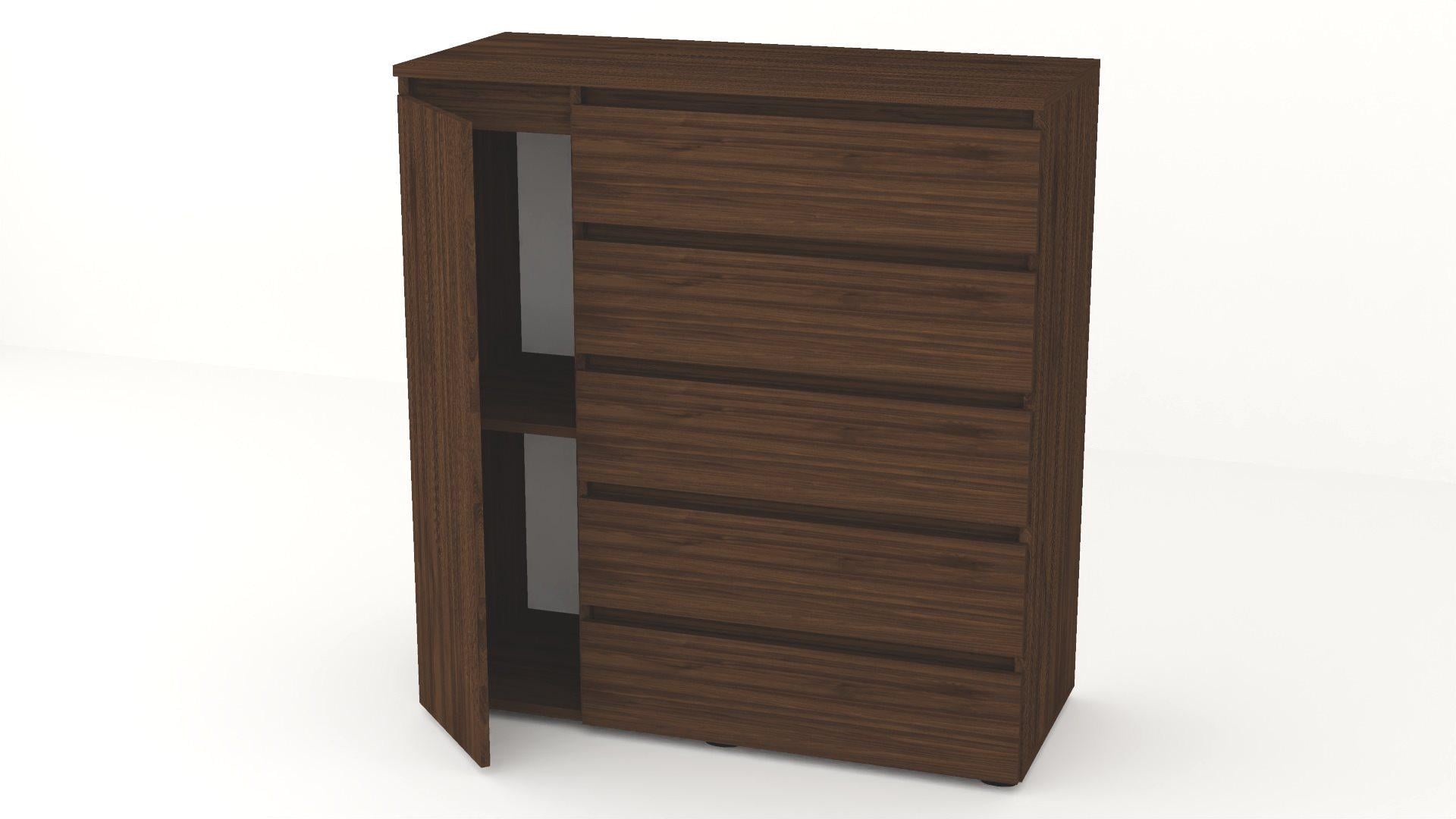 Комод Алекса СН-15/38 105х38х111 см Орех селект