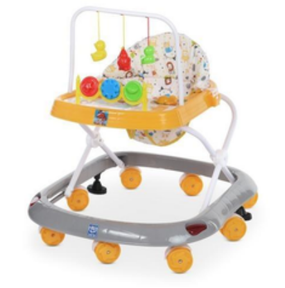 Ходунки с музыкой и подсветкой Bambi M0541C Серый/Оранжевый (MK49474)